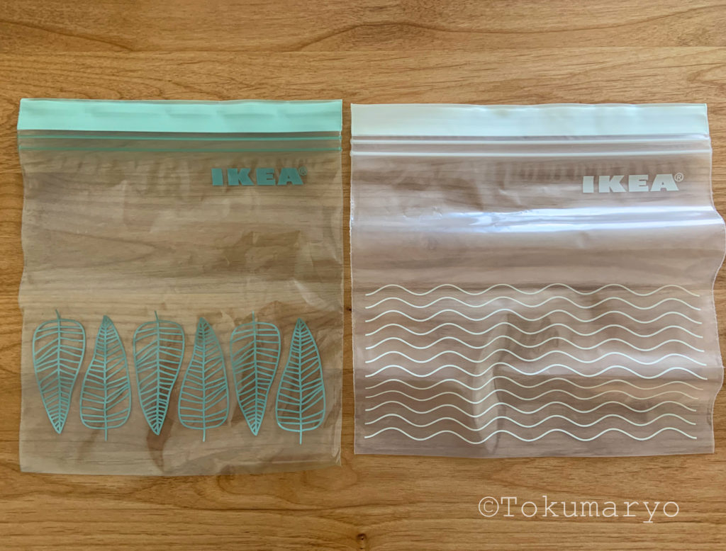 再封可能な透明プラスチック袋